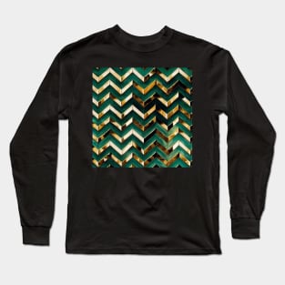 Festive Aesthetic - Emerald Jazz Long Sleeve T-Shirt